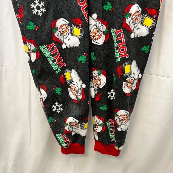 Onesies Brand Unisex Zip Up Christmas Pajama Onesie Long Sleeve Multicolor S/M - Picture 5 of 9